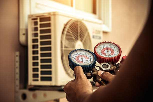 Professional Ac Installation technician working in Alex, OK
